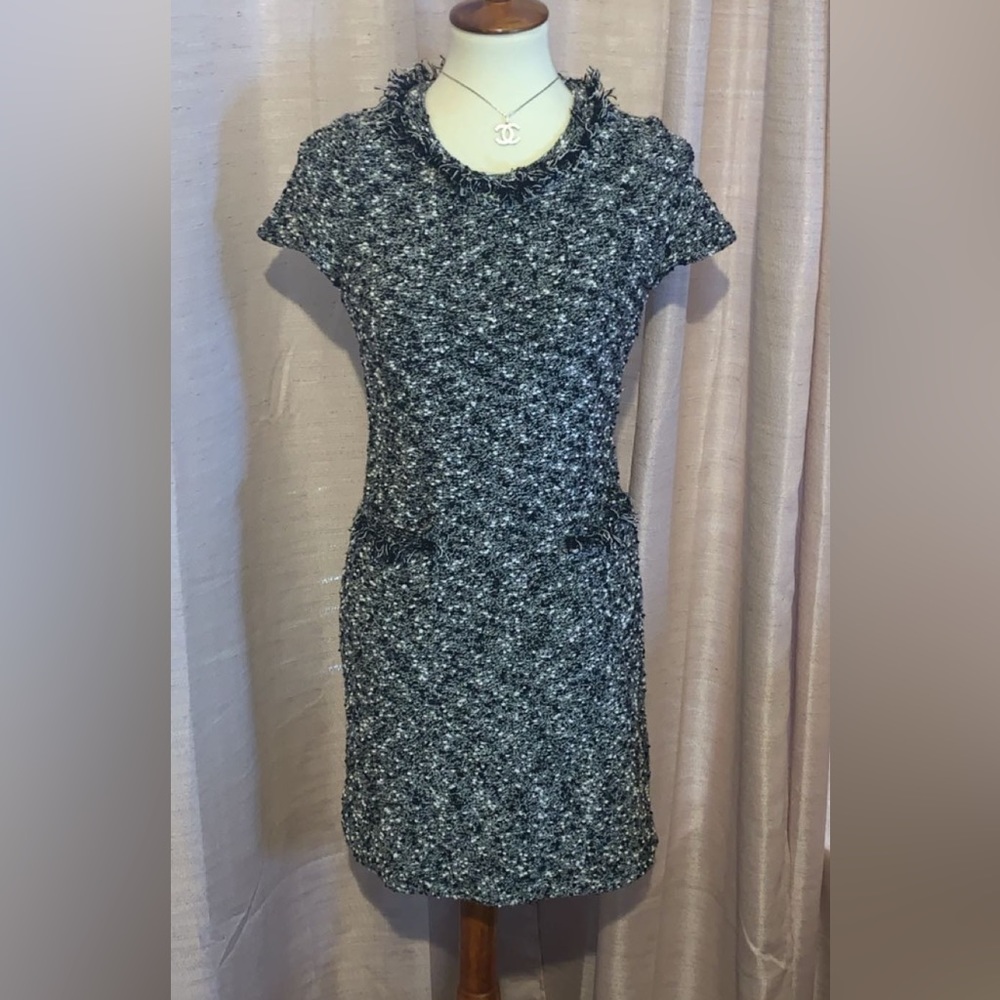 Ann Taylor Black and white dress